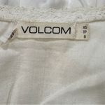 Volcom  White Lace Detail Lightweight Mini Dress Women’s XS Photo 2