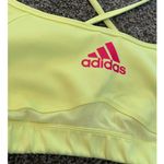 Adidas Yellow Sports Bra - Medium Photo 1
