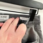 frame denim FRAME Nouveau Le Mix Gray Cropped Jeans Ankle Designer Two Tone Fray Size 27 Photo 6