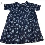 Current/Elliott  floral navy swing dress anthro fall classic boho S $128$ nwot Photo 3