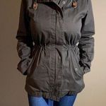 Banana Republic Dark Olive green trench coat with cinching waist Photo 0