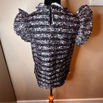 Jill Stuart  Size S Semi sheer mixed pattern stripe & floral ruffle burst sleeve Photo 9