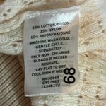 Leith Cream Knit Tank Top With Ruffle Neckline Size XS Old Money Quiet Luxury Photo 5