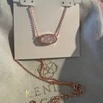 Kendra Scott Rose gold with pink drusy stone NWOT Photo 0