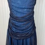 Taboo Vintage 90s Y2K Sparkly Mesh Dress Asymmetrical Hem Fairy Whimsigoth Midi Photo 4