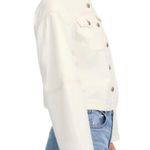 Madewell NWD  Cocoon Sleeve Denim Lady Jacket Off White Size XL Photo 2