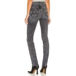 NWT Mother The Pixie Dazzler Skimp in Train Stops Acid Stretch Crop Jeans 24 Black Photo 12