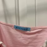 Marineblu Vintage  Pink Mermaid Lace Top Unsymmetrical Frilly Photo 2