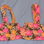 Aerie  Brown and Pink Bandeau Photo 0