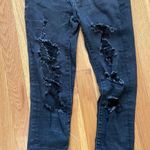 American Eagle  ripped black jeans. Photo 1
