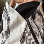 ZARA Basic Marble Asymmetric Zip Mini Skirt Size Medium Photo 5