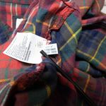 American Eagle  Outfitters‎ Cozy Cabin Cropped Flannel, Red/Green plaid, M Photo 9