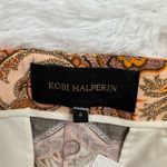 Kobi Halperin Laura Paisley Cropped Pants Orange Size 6 Photo 1