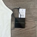 Saks 5th Avenue Saks Fifth Avenue Basic Scoopneck Cami Tank Top - Size M - White - NWT Photo 7