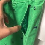 Vineyard Vines Whale Cropped Corduroy Green Pants Photo 3
