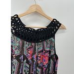 Anthro Moulinette Soeurs Linnea Mini Dress Women Medium Velvet Metallic Swing Photo 6