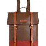 Hidesign Color blocked Motor Backpack Tan Photo 0