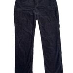 Talbots  Woman Heritage Straight Leg Five Pocket Corduroy Jeans Size 14 Charcoal Photo 0