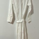 NWT Unsubscribed Boyfriend White Long Sleeve Shirt Dress Size Medium Photo 6