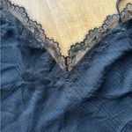 Victoria's Secret Victoria’s Secret Pajama Set, Silky Tank Top & Shorts, Black Animal Print/Lace Photo 4