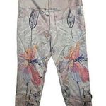 NWT Isabella Wren floral pattern crop pants. Size 10 Photo 0