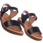 Black Faux Leather Sandal Size 8 Photo 1