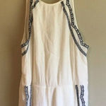 Lush Clothing Lush large white and blue romper Photo 0