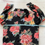 Reformation Women’s Bouquet Jacket Black floral print Made in the USA Photo 5