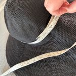 Wallaroo Victoria Diva Black Poly Straw Hat. Size Medium. Photo 11