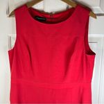 Jones New York Career Dress Size 18 Drop Waist Sleeveless Fitted Cherry Red Photo 1