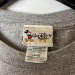 Disney Vintage Mickey T Shirt 90s Y2K Gray Large L Cartoon Graphic Tee Cotton Photo 3