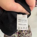 Jude Connally Tile Medallion Printed Tiered Boho Cotton Midi Dress Size Medium Blue Photo 7