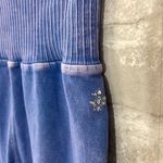 Free People  Good Karma Leggings in
Washed Blue Photo 3