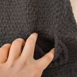 Kensie  Size Medium M Black Sweater Layer Cover Button Retro Knitted Short Sleeve Photo 4