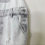 ZARA Basic Bleach Distressed Cargo Style Jeans Overalls Photo 5