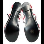 Saint Laurent  Janis Ankle Strap Red Leather Gladiator Flat Sandals Size EU 39.5 Photo 6