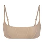 SKIMS NWT  Micro Corset Bikini Top - Desert and Bottom cheeky tanga size S Photo 7