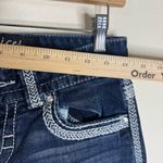 Maurice's Maurice’s premium ladies Dark Blue thick stitching Distressed Women Jeans Sz 28 Photo 8