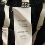 G.H. Bass & Co Womens Top Striped 3/4 Sleeve Black White Stretch Size S Photo 3