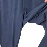 Aether Cropped Travel Pants Navy Blue Size XS Split Hem Stretch Cotton Photo 8