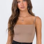 Princess Polly  The Zola Bodysuit - Mushroom Photo 0