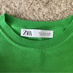 ZARA  cropped green tank Photo 3