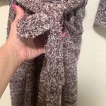 Barefoot Dreams  Cozy Chic Robe woman size 1 (SMALL) purple burgundy & white Photo 5