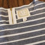 Sail To Sable  Tshirt Shift Sheath Nautical Coastal Stripe shortsleeve mini dress Photo 1