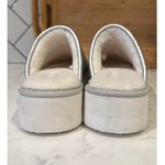 Maeve Anthropologie  Puffy Platform Slipper Shoes Silver Size Large 10/11 casual Photo 1