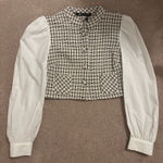 ZARA  Tweed Blouse Photo 0
