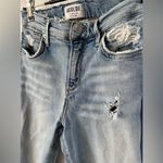 AGOLDE Skinny Super Distressed Light Wash Blue Denim Stretch Jeans Size 23 Photo 2