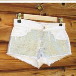 joe's jeans  White Cut off Jean Shorts Photo 2