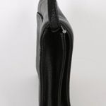 Michael Kors Michael Korn Black Leather Clutch Shoulder Bag Purse Gold Hardware, Size M Photo 1