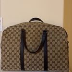 Gucci Duffle canvas and leather travel bag Photo 7